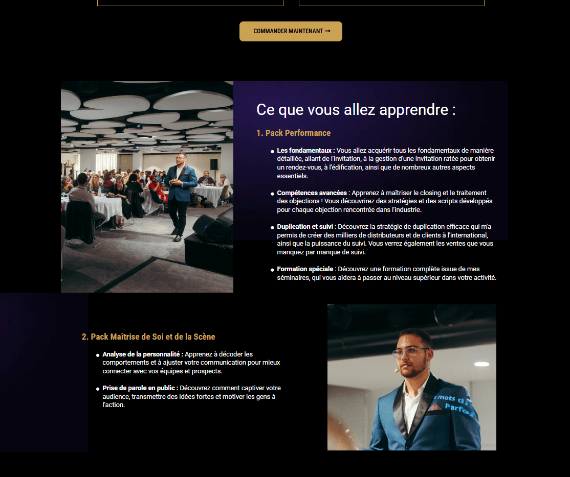 page de vente 2